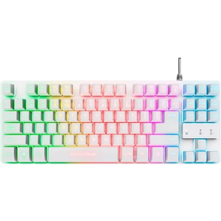 TRUST GXT833W THADO TKL Tastatur hvid -> Forventet levering: 1-2 hverdage