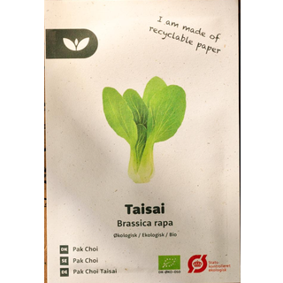 Økologiske Pak Choi frø 'Taisai' - 50 Økologiske Frø - Grøntsagsfrø