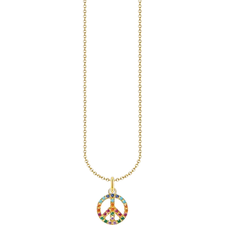 Thomas Sabo Halskette - Peace - KE2175-488-7-L45V - bicolor
