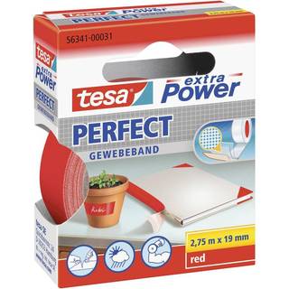 Tesa 56341 Gaffatape 2,75 m x 19 mm rød