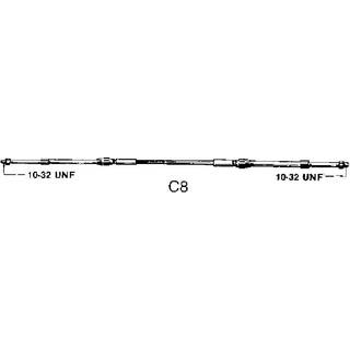 Regulatorkabel (gaswire / gearwire) Ultraflex C8, til universal / standardmontering (M5) til indenbordsmotor (ekstra kraftig), 26 fod (7.93 meter)