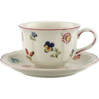 Villeroy & Boch Petite Fleur Tekop Med Underkop - Tekopper Porcelæn Hvid - 23687-23688