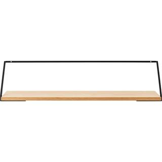 Audo Copenhagen Rail Hylde Naturlig Eg - Væghylder & Vægskabe Stål Natural Oak - 71162-001921