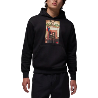 Jordan Jumpman "Chimney"-pullover-hættetrøje i fleece til mænd - sort - XS