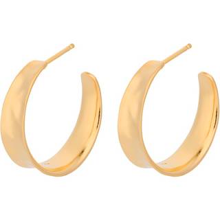 Pernille Corydon Midi Saga Øreringe 18 kt. Forgyldt Sølv e-414-gp - Dame - 925 Sterling Silver