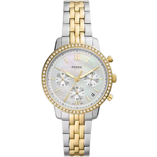 Fossil ES5216 Neutra Two Tone Chronograph Bracelet Watch - W10302
