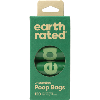 Poop bags Jordbedømt uparfumeret 8-pak