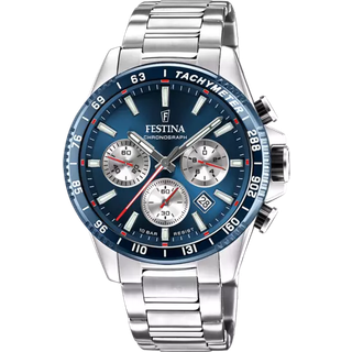 Festina F20560-2 Timeless Blå/Stål Ø45 mm