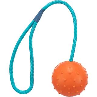 Trixie Ball on a Rope ø6cm assorted colours
