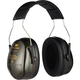 3M PELTOR Optime II høreværn, 31dB, grøn, hovedbøjle, H520A-407-GQ