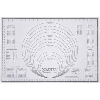 Bageark i Glasfiber/Silikone Gradueret 60 cm x 40 cm