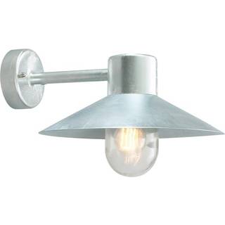 Norlys Lund udendørs væglampe, E27, IP55, galvaniseret