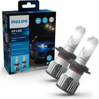 Philips Ultinon Pro6000 Boost H7 LED - ECE godkendt (2 stk.)