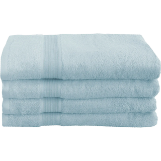 Bambus badehåndklæde - 70x140 cm - Lys Blå- Bambus/bomuld - Frotté håndklæde fra Excellent By Borg