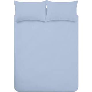 Catherine Lansfield Catherine Lansfield Chambray Blue Brushed 100% Cotton Duvet Cover Set