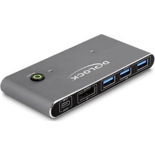 DeLOCK DisplayPort KVM Switch 8K 30 Hz with USB 5 Gbps