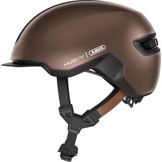 ABUS HUD-Y cykelhjelm LED Metallic Copper - Hjelmstørrelse 54-58 cm