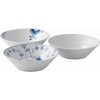 History Mix 3-pak Dyb Tallerken, Ø17 cm