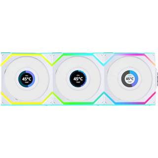Lian Li UNI FAN SL Wireless 3-pack White - Kabinet køler - 120mm - Hvid - 29 dBA