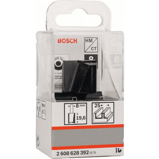 BOSCH Notfræser, 8 mm, D1 25 mm, L 19,6 mm, G 51 mm 8 mm, D1 25 mm, L 20 mm, G 51 mm