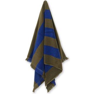 Ferm Living Alee Håndklæde Olive/Bright Blue - Hand Towel