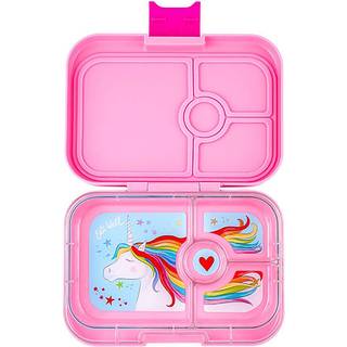 Yumbox Panino Bento Madkasse Pink/enhjørning Med 4 Rum