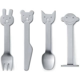 Gense Animal Friends bestik 4 dele børnebestik