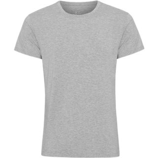T-shirt Herre lysegrå crew-neck str. L