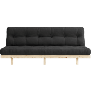 Lean Sovesofa Fra Karup Design i Massiv FSC Fyrretræ | Japandi - 734 Dark Grey - Længde: 200 cm