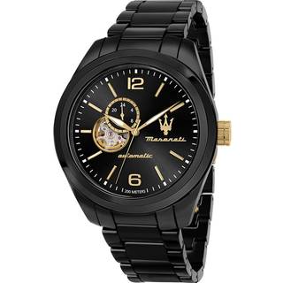 Maserati Traguardo Ceramic R8823150001 - Herre - 45 mm - Analog - Automatisk - Mineralglas