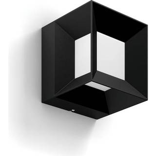 Philips - Parterre wall lantern black 1x8W 230V