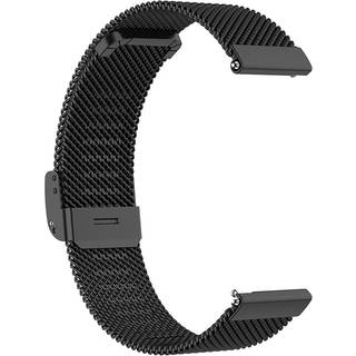 Urrem af metal 22 mm - Sort