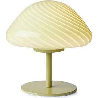 Mini Mush - Bordlampe - Ø17 - Oliven Glas/Oliven Stand - Halo Design