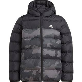 Synthetic Down Allover Print jakke - Black / Grey Six - 128