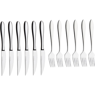 Hardanger Bestikk Fjord grill-bestik 12 dele rustfrit stål
