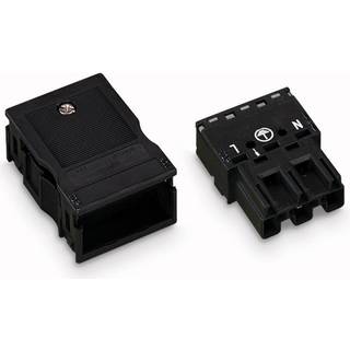Hanstik 3-Pol M.Kappe 2 Led. So Wago