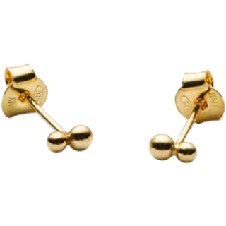 Jukserei - Pollen Ear Stud - Guld, Ørestikker i guld