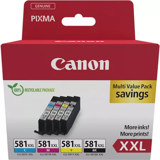 Canon CLI-581XXL BK/C/M/Y multipack ➞ På lager - klar til levering