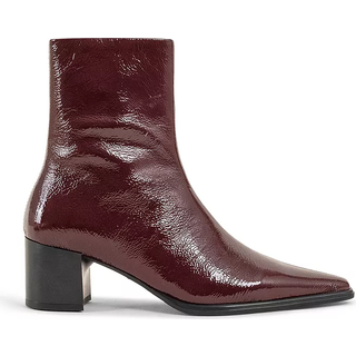 Vagabond Shoemakers Vagabond Shoemakers Røde Giselle lakerede ankelstøvler med blokhæl