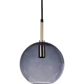 PR Home pendellampe Milla, Ø 20 cm, guld/røggrå