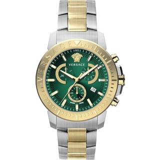 Versace Chronograph Gold Green Herreur VE2E00421