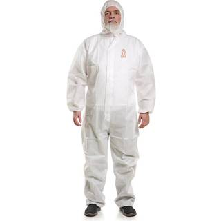 *GUARDIAN SMS beskyttelsesdragt Type 5/6, Hvid 2XL
