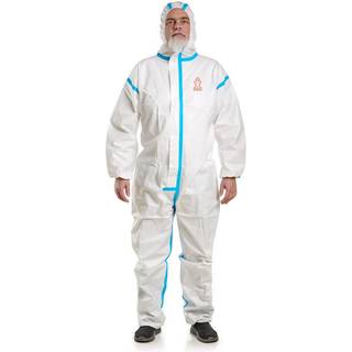 *GUARDIAN Classic Plus beskyttelsesdragt Type 4/5/6, Hvid M