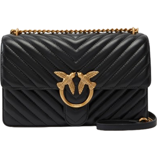 Pinko Love One Classic Skuldertaske sort