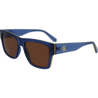 Calvin Klein Jeans CKJ23605S 400 56 Solbriller Mænd Blue - Transparent Blue Yellow - 56mm