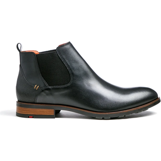 LLOYD Jonah Sort elastikstøvle i blødt kalveskind (UK size 9½) Str. 44