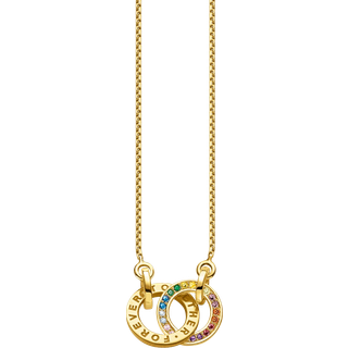 Thomas Sabo KE1488-996-7 Together Rainbow Damen Halskette, verstellbar