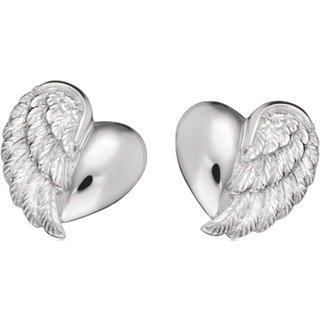 Engelsrufer Ohrstecker - Herzflügel Zirkonia - ERE-LILHEARTWING-ST - silber