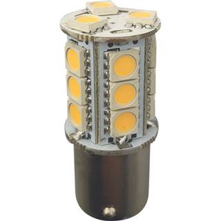 1852 LED pære BA15S Ø23x46,5mm 10-36Vdc, 2 stk