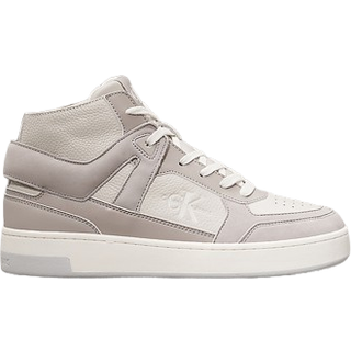 Leather High-Top Trainers - Brown - EU 38